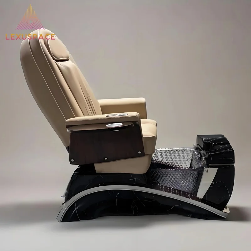 Factory Direct Luxury Customized Spa Pedicure Chair with Adjustable Seat and Backrest One Stop Solution for Nail Salons and Spa
