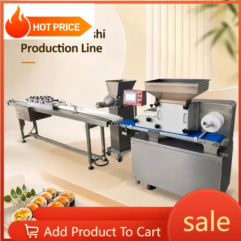 Complete Set Automatic Sushi Production Line Industrial Sushi Making Equipment For Food Processing Plant
