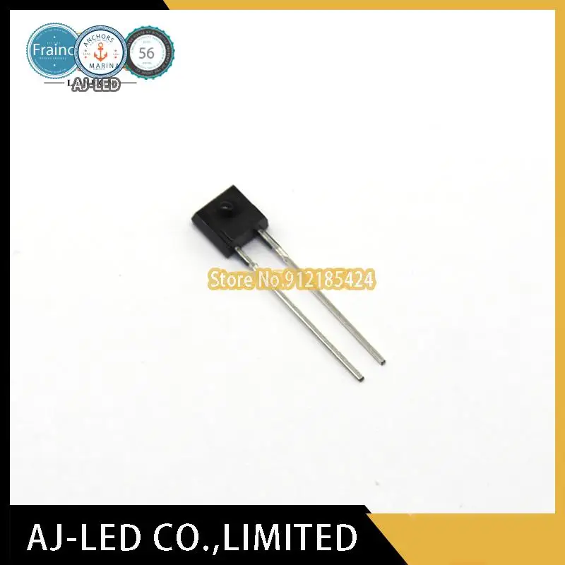 50 pçs/lote PT928-6B lado quadrado infravermelho fototransistor tubo receptor fototransistor comprimento de onda 860/940nm bilhões de luz novo