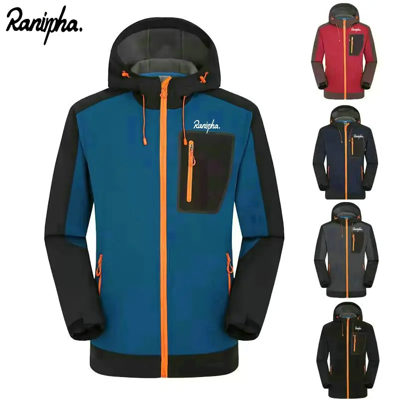 

New Ranirpha Softshell Hiking Jackets Mens Windproof Waterproof Outdoor Sports Camping Windbreaker Skiing Trekking Rain Coats