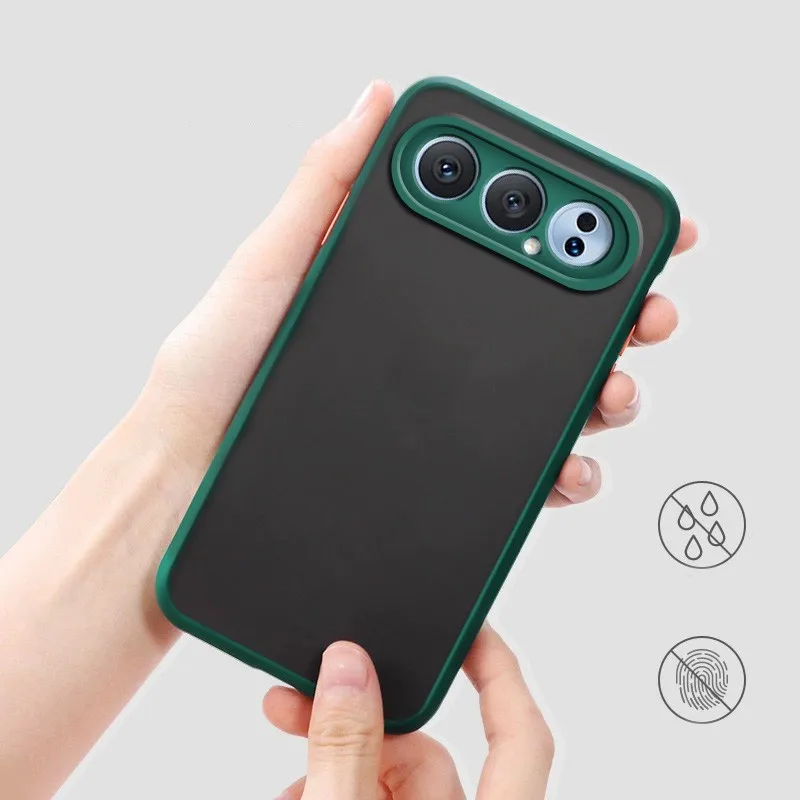 حافظة لهاتف Honor 500 Pro بإطار بسيط غير لامع حافظة لهاتف Honor 500 Pro 5G لهاتف Honor 500 Pro 5G حافظة هاتف بلونين