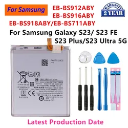 Brand New Battery EB-BS918ABY EB-BS711ABY For Samsung Galaxy S23/S23 Plus S23 + /S23 Ultra 5G /S23 FE Phone Batteries