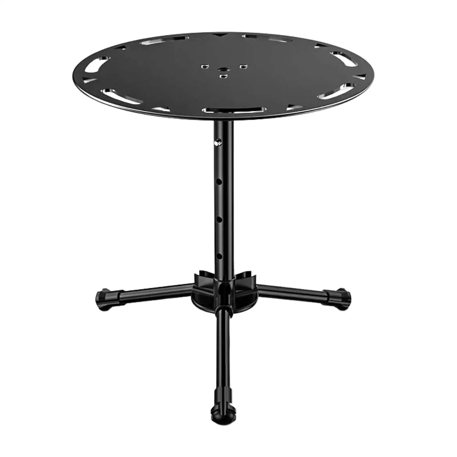 

Camping Table Round Height Adjustable with Storage Bag Foldable Mini Multi-Function 4 Legged Liftable Table for Camping Outdoor