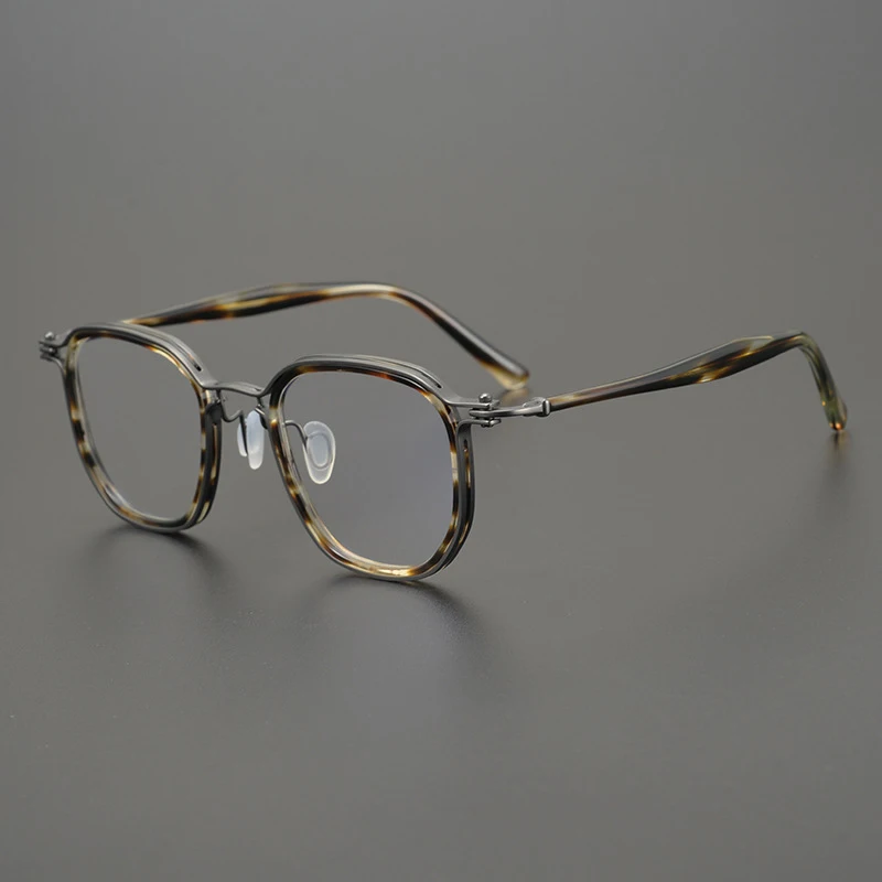 Vintage Titanium Acetate Eyeglasses Frame Men 2022 New Prescription Myopia Optical Glasses Frame Women Korean Luxury Eyewear