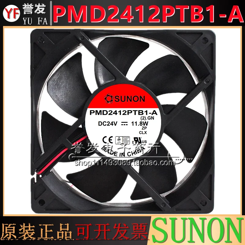 Nuevo radiador de ventilador de refrigeración ORIGINAL PMD2412PTB1-A 24V 11,8 W 12025 120x120x25mm