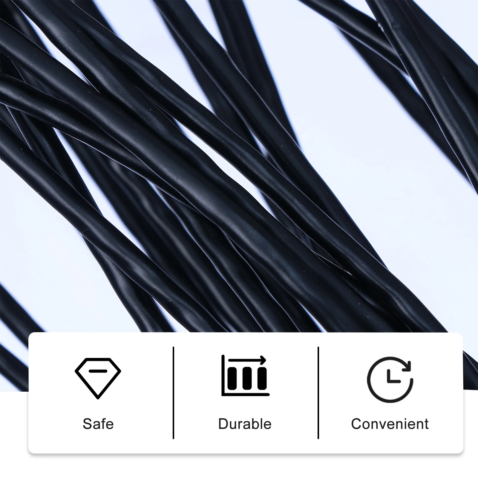 

10m Car Dvr Extension Cable Durable Professional Data Recorder Cord Long-Lasting Heat Resistant for Automobile Reversing Camera