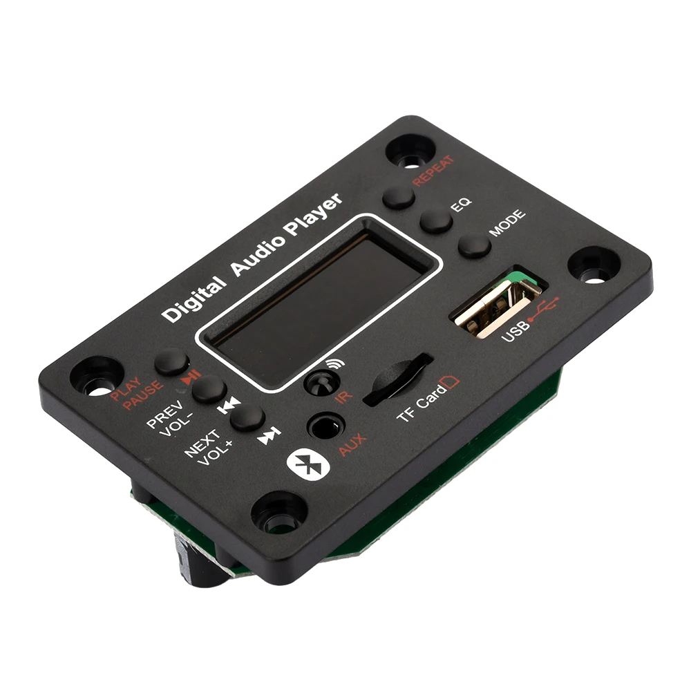 DC7-25V scheda di decodifica Audio 2*40W scheda di decodifica MP3 per auto scheda di decodifica Bluetooth 5.0 FM APE FLAC supporta FM USB SD