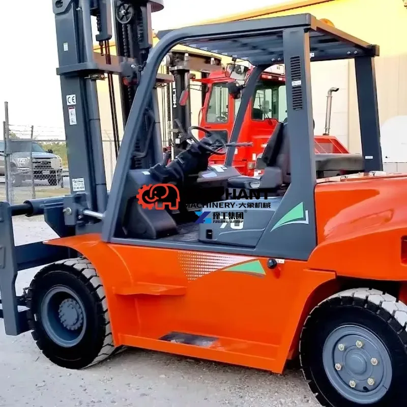 High Quality 4WD All Terrain Diesel Forklift, 3t/4t/5t Multiple Tonnages Available, Rugged Off-road Forklift Truck Suitable