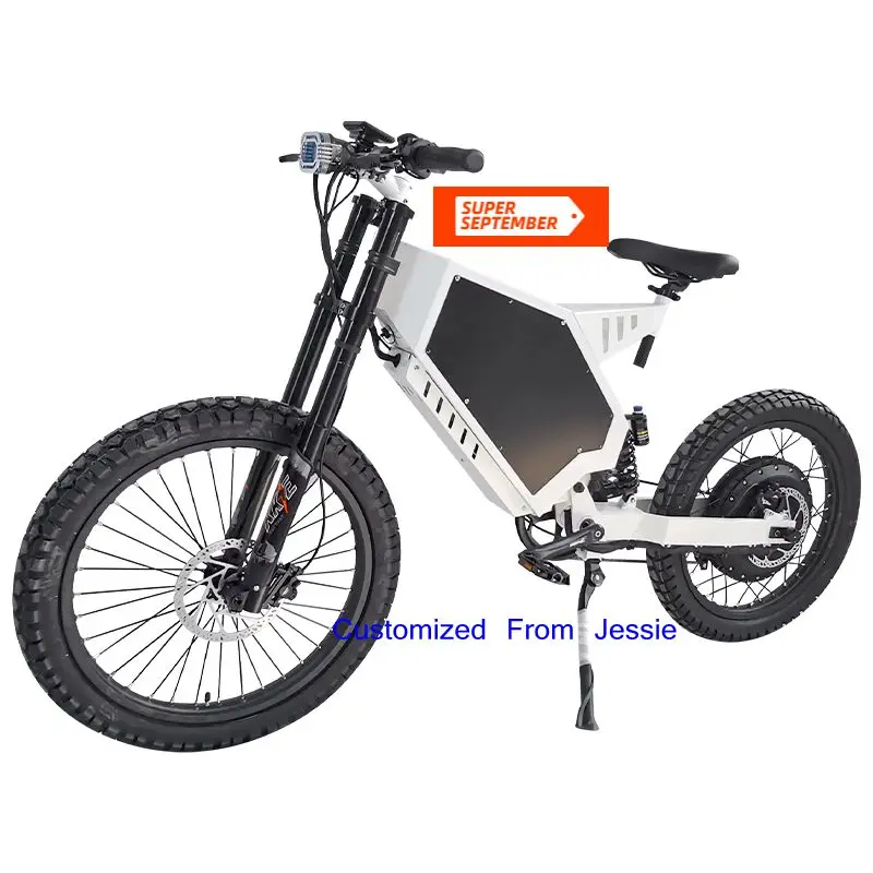2026 New Arrivals 72v 5kw Electric Bike Motorcycle 21inch Front 19inch Rear Fat Tire Electric Bike Motroseat Electric Cycle