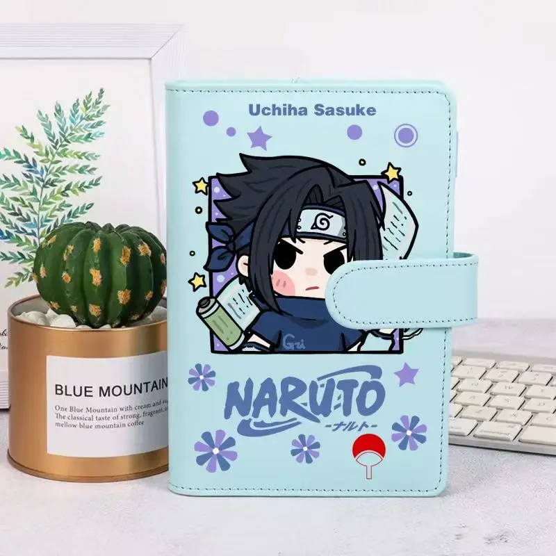 Naruto Notebook Cartoon Uzumaki Naruto Planner Multi-page Flip Binder Including Pen Slot Anime Merchandise Trendy Toy