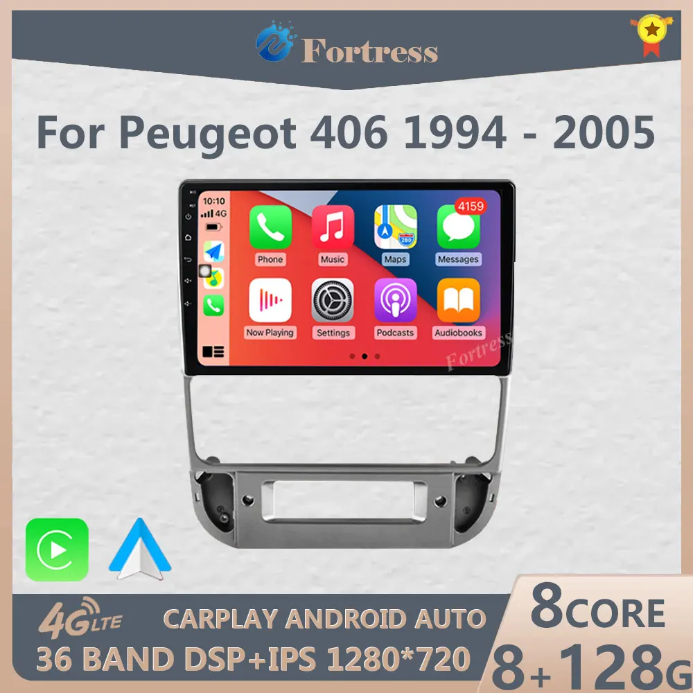 

Autoradio Multimedia for Peugeot 406 1994-2005 2 Din Android Radio Carplay Car Stereo GPS Navigation Head Unit Android Auto WIFI