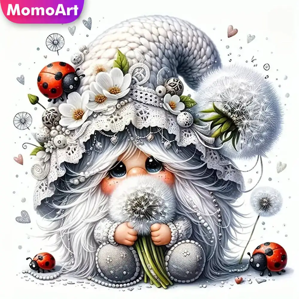 

Momoart Bear Алмазная мозаика животное полная круглая алмазная живопись лунная вышивка Новое поступление ручная работа хобби