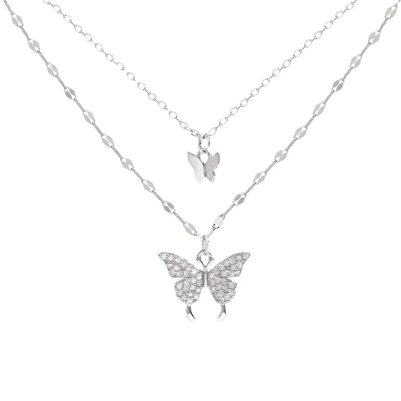 Mode einfache personalisierte Legierung Halskette Lats glänzenden Kragen geeignet für Damen tägliche Accessoires Urlaub Geschenke-S084 – Detail 3