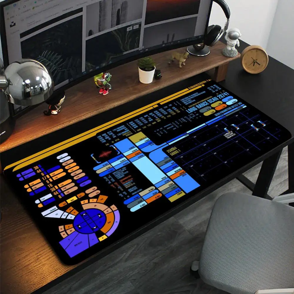 

Коврик со звездами Blueprint, настольный коврик, коврик для мыши, геймерский компьютерный шкаф, звездный трек, игровая офисная клавиатура, анимация, большой коврик для стола XXL