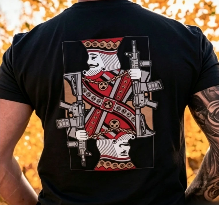 Men Fashion King - Nueva Camiseta Táctica King de Moda