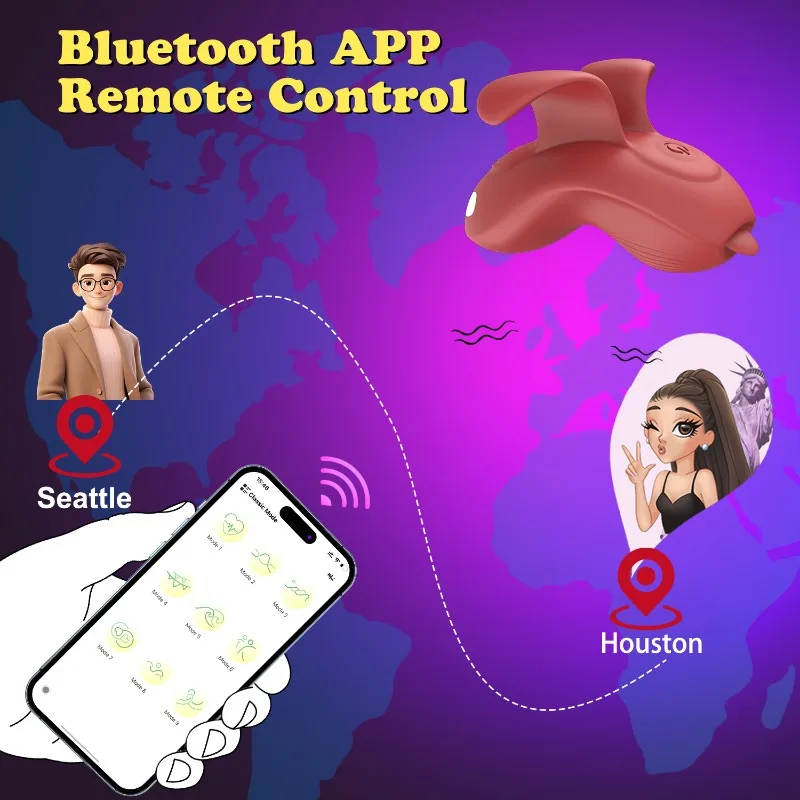 إصبع صغير هزاز الإناث الاستمناء المهبل اللسان لعق هزاز الإناث الحلمات البظر هزاز منتجات الكبار الجنس لعب