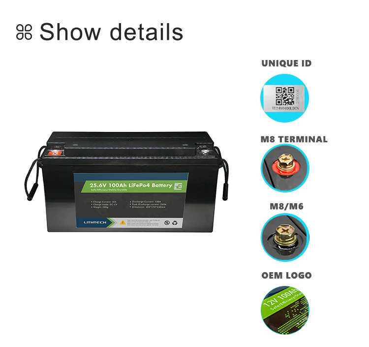 OEM lithium ion akku 24v 100ah lifepo4 battery 24volt lithium ion phosphate battery 24 v 100 amp lithium lfp battery