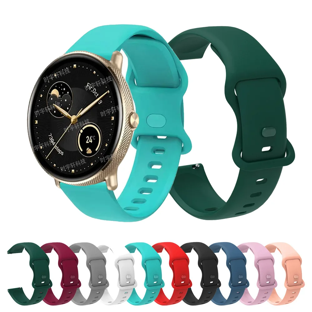 Bracelet en silicone pour Zeblaze GTR 3 Pro, Bracelet de montre, Bracelet pour Zeblaze Banti3 Pro, 3 Plus, 2 Lite, GTS 3 2, Stratos 2, 3 Strap, 22mm, 20mm