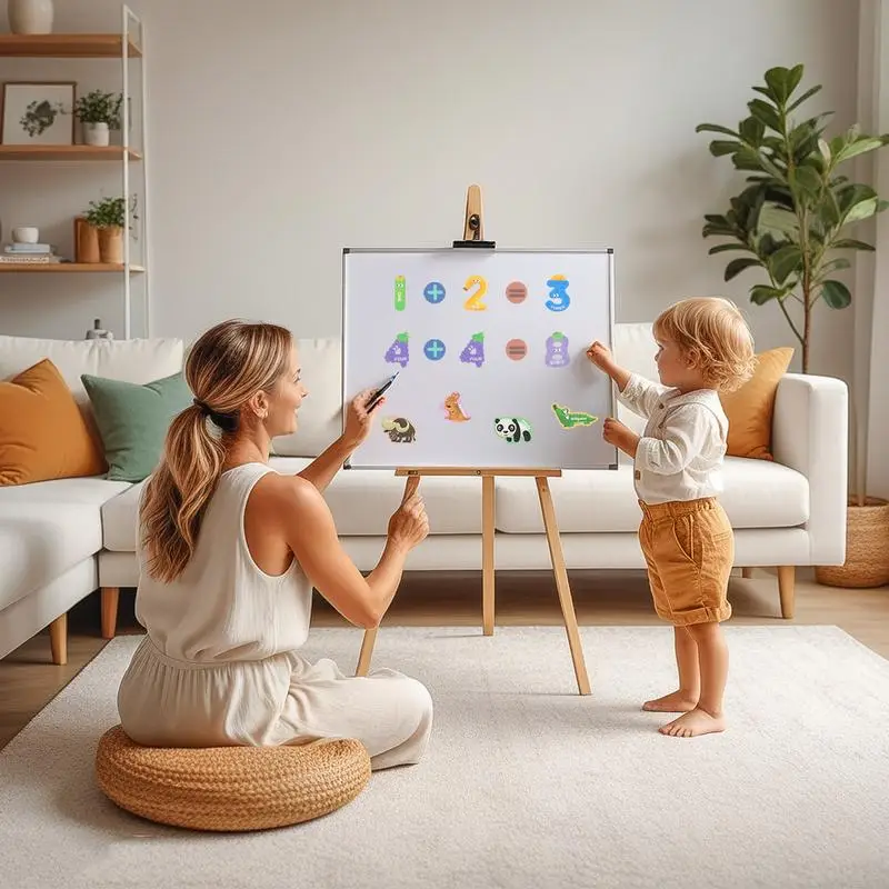 Pasta magnetica di carta per bambini Lettere minuscole Puzzle di animali Puzzle Divertente allenamento Colore Abnormità Gioco di adesivi per regali