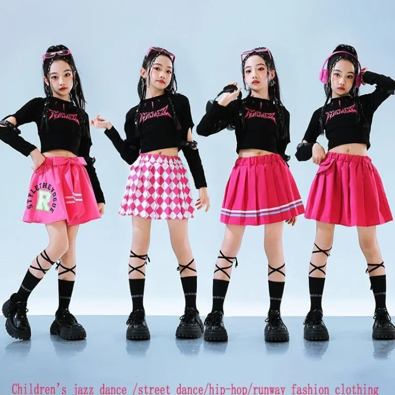 

Girl Jazz Dancing Costume Hip Hop Fashion Costume Hip Hop Cute Jazz Cheerleading Dancing Costume