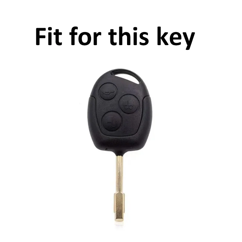 TPU Car Key Case Remote Key Cover Shell Fob Holder For Ford Fiesta Mk7 Mk5 Mk6 Mondeo Focus 2 Mk2 Transit Ka Fusion C-MAX S-MAX