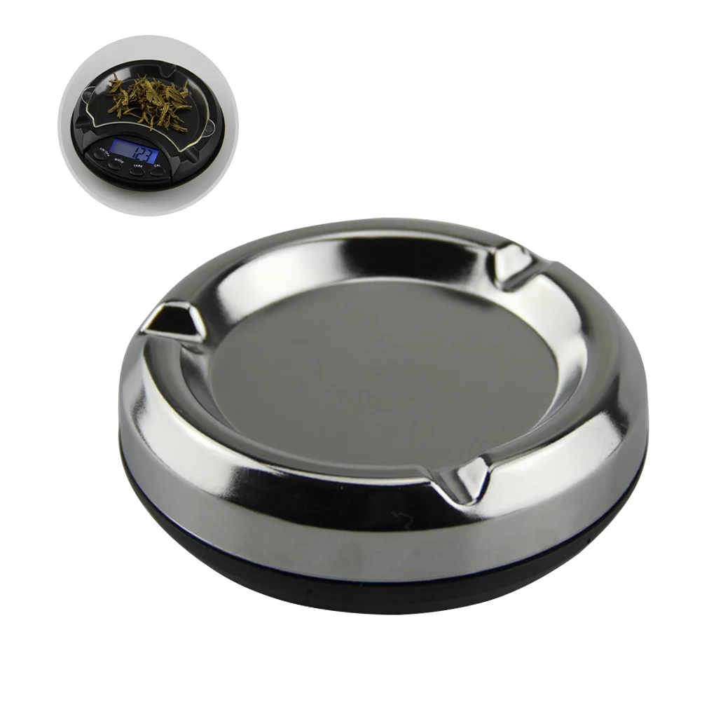 

500G 001G Mini Digital Scale High Ashtray Black LED Display Multi Function Gram Ounce Carat Grain Troy Jeweler