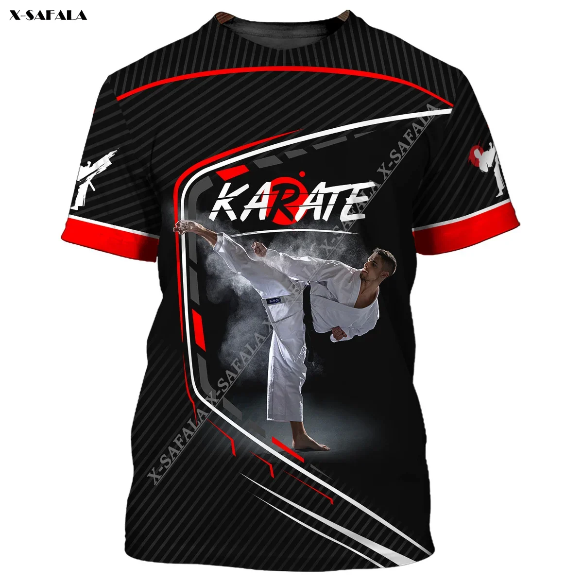 

Taekwondo Cross BOXING WRESTLING Karate Lover Custom Name 3D Print Slim T-Shirt Tops Tees Men Gift Short Sleeve Casual