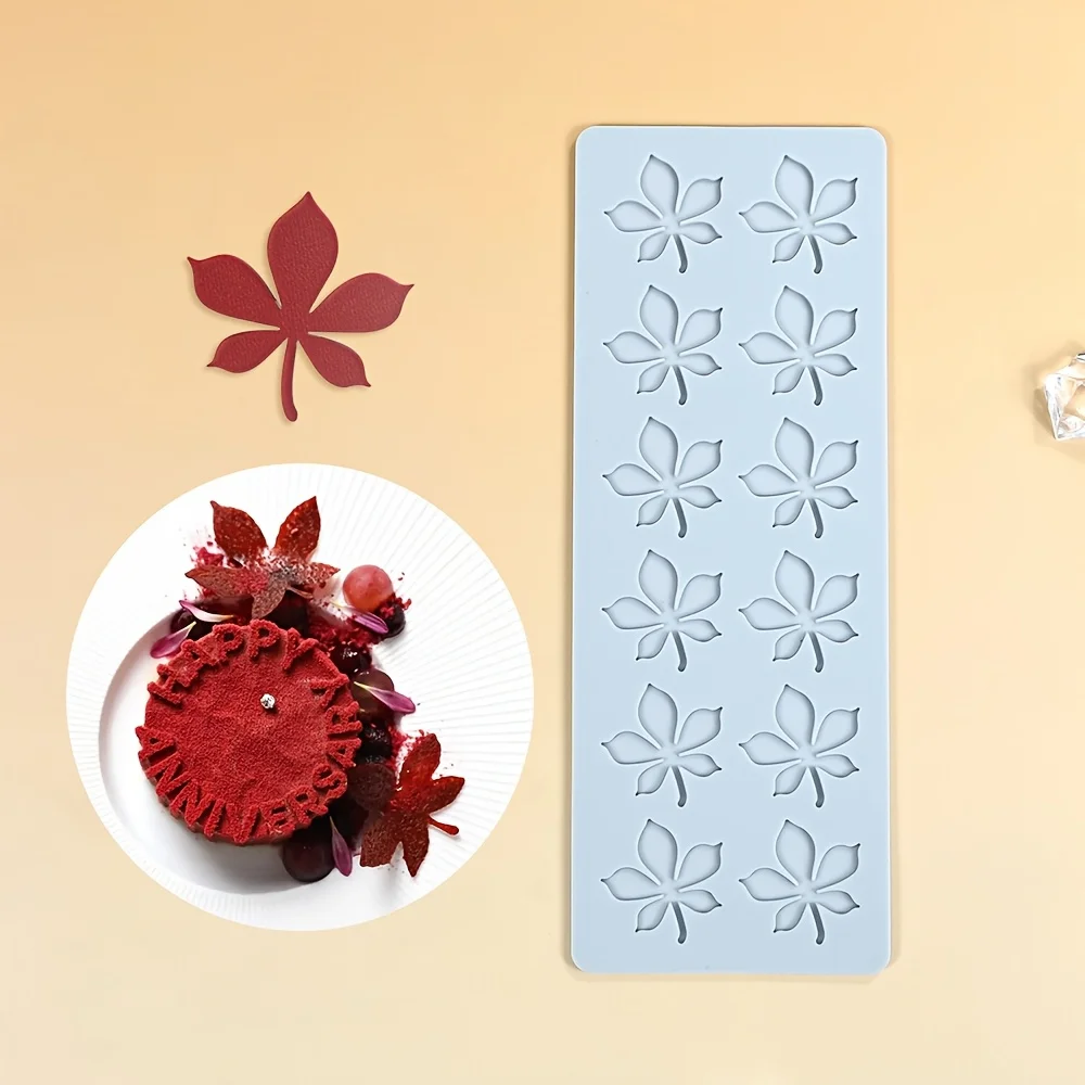 Neue Verschiedene Blätter Geometrische Blume Silikon Spitze Matte DIY Dessert Schokolade Form Kuchen Dekorieren Werkzeuge küche Backform