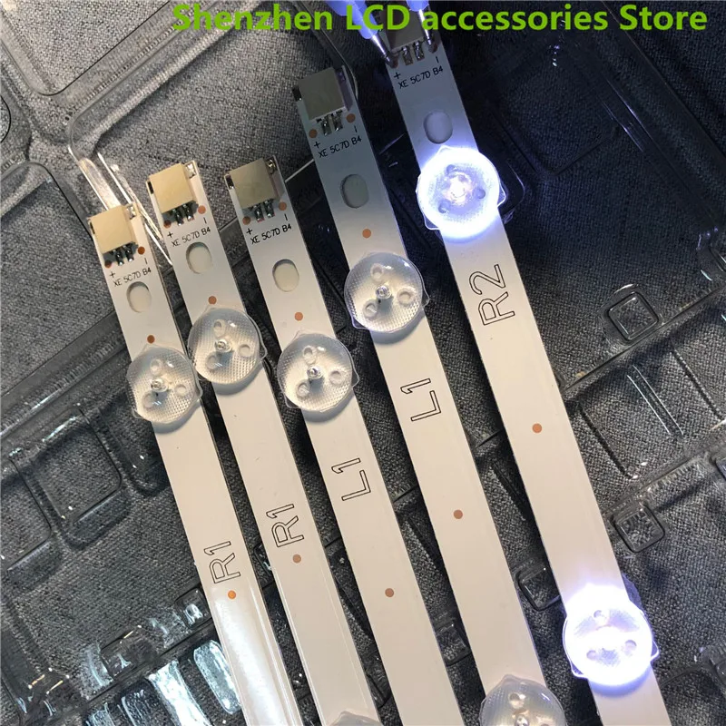 แถบไฟแบ็คไลท์ LED สำหรับทีวีขนาด42นิ้ว6916L-1120A 6916L-1121A 42LA620Z 6916L-1123A 42LA620V LC420DUE 42LN570V