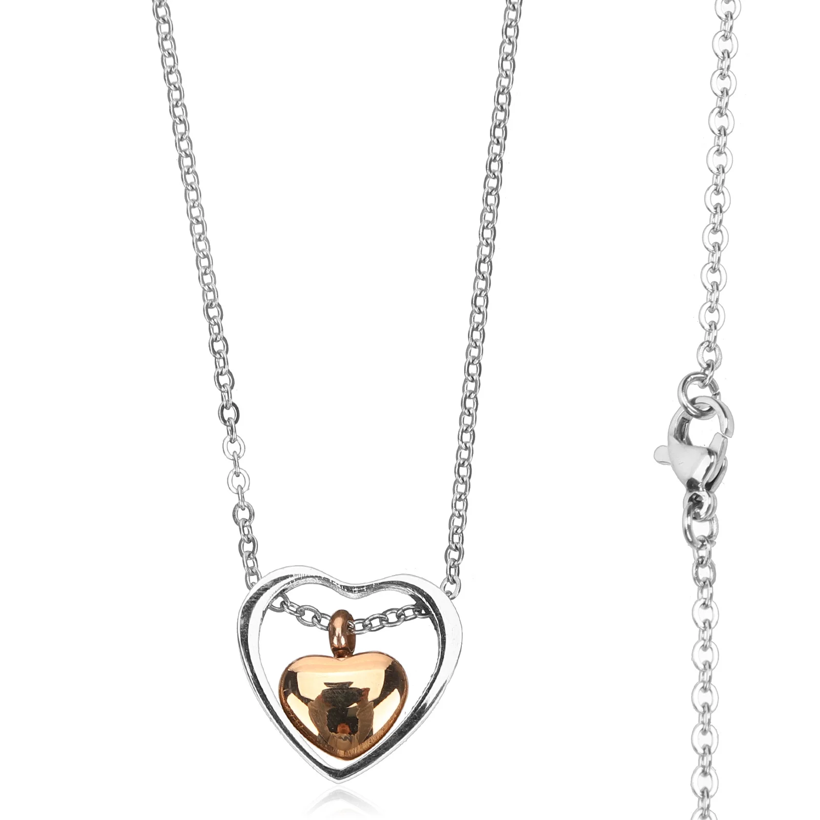 

Heart Pendant For Women Titanium Steel Urn Necklace For Ashes Memorial Cremation Jewelry Keepsake Pet Urn Necklace