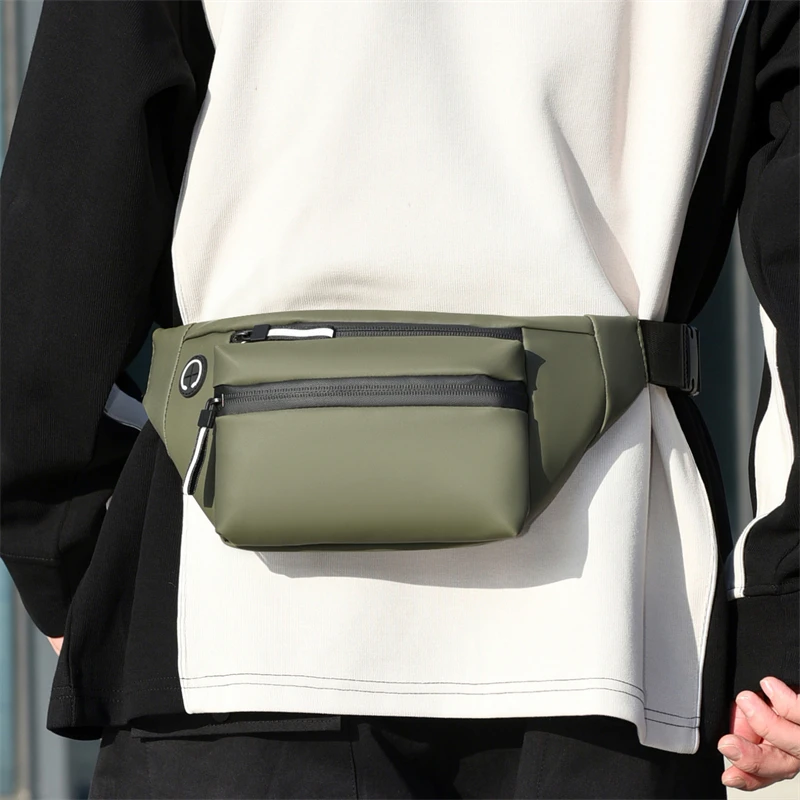 High Quality Man Waist Bag Mobile Shoulder Bag For Men Crossbody Backpack Multifunction Large Capacity Business Woman Chest Bag