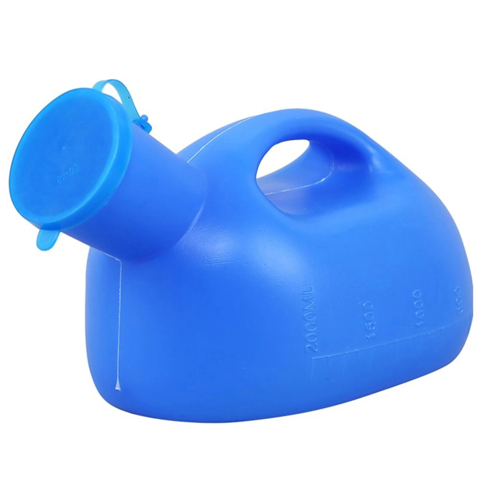 Elderly Men Urinals Pee Container Large Capacity 2000ml Pee Container for Bedridden Patients and Physically-challenged