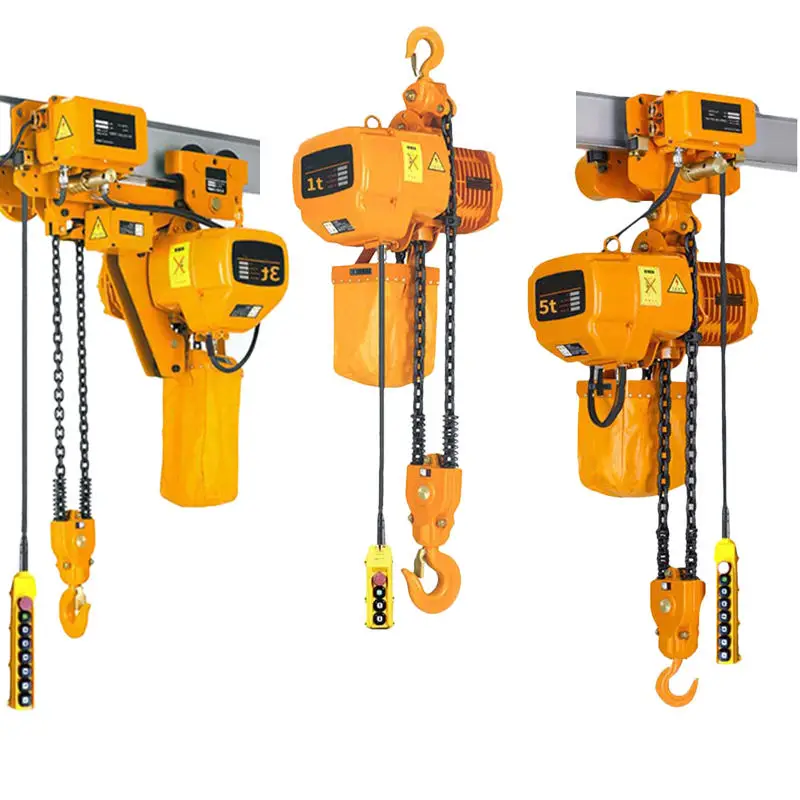 Electric Chain Hoist 1 Ton Crane Hoist Electric Swing Stage Construction Chain Hoist With Hook