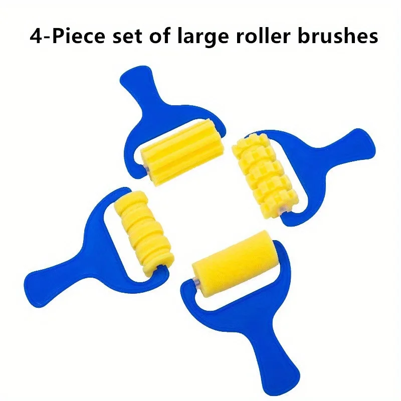 Painting Sponge Seal Brush Kit Pigment Printing Cultural Education DIY Art Supplies Drawing Props Suitable for Beginners TMZ
