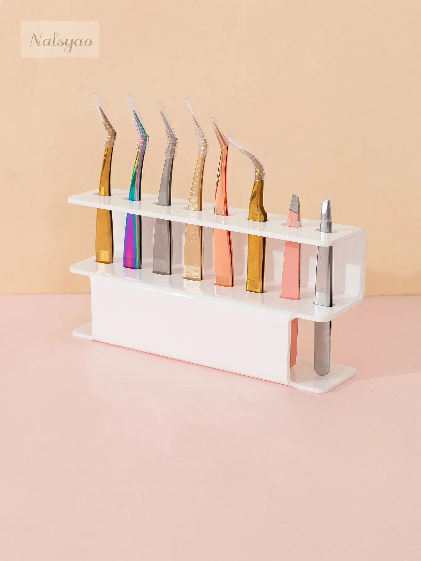 1pcs Eyelash Tweezers Storage Rack Tweezer Holder Stand Organizer for Nail Tattoo Beauty Tools Lash Supplies