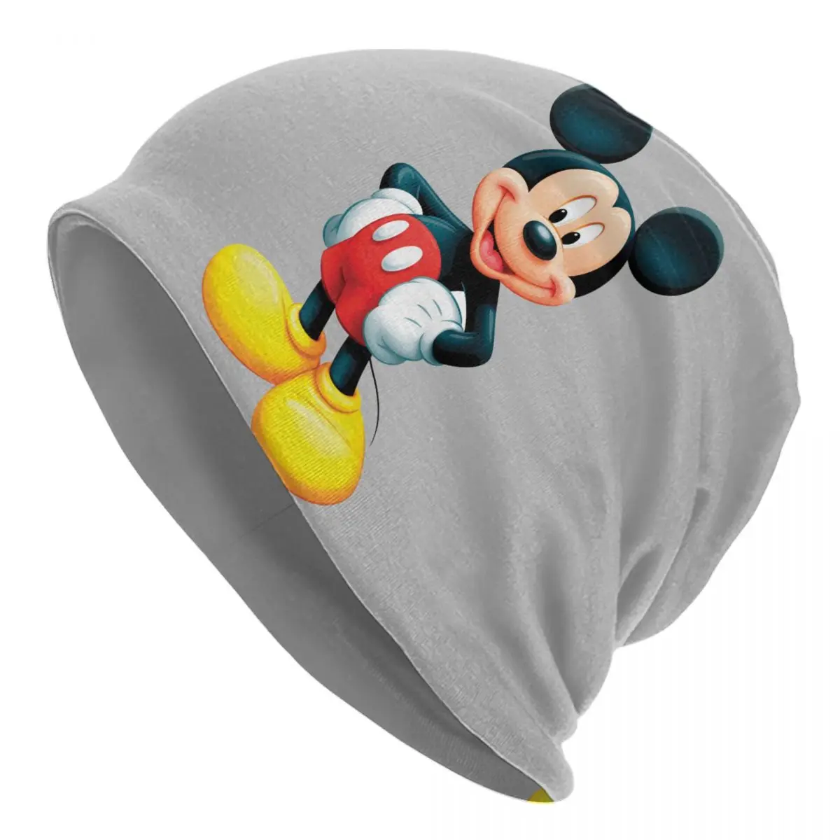 Custom Mickey Mouse Minnie Beanie Cap Winter Warm Bonnet Femme Knitting Hats Hip Hop Outdoor Cartoon Skullies Beanies Caps