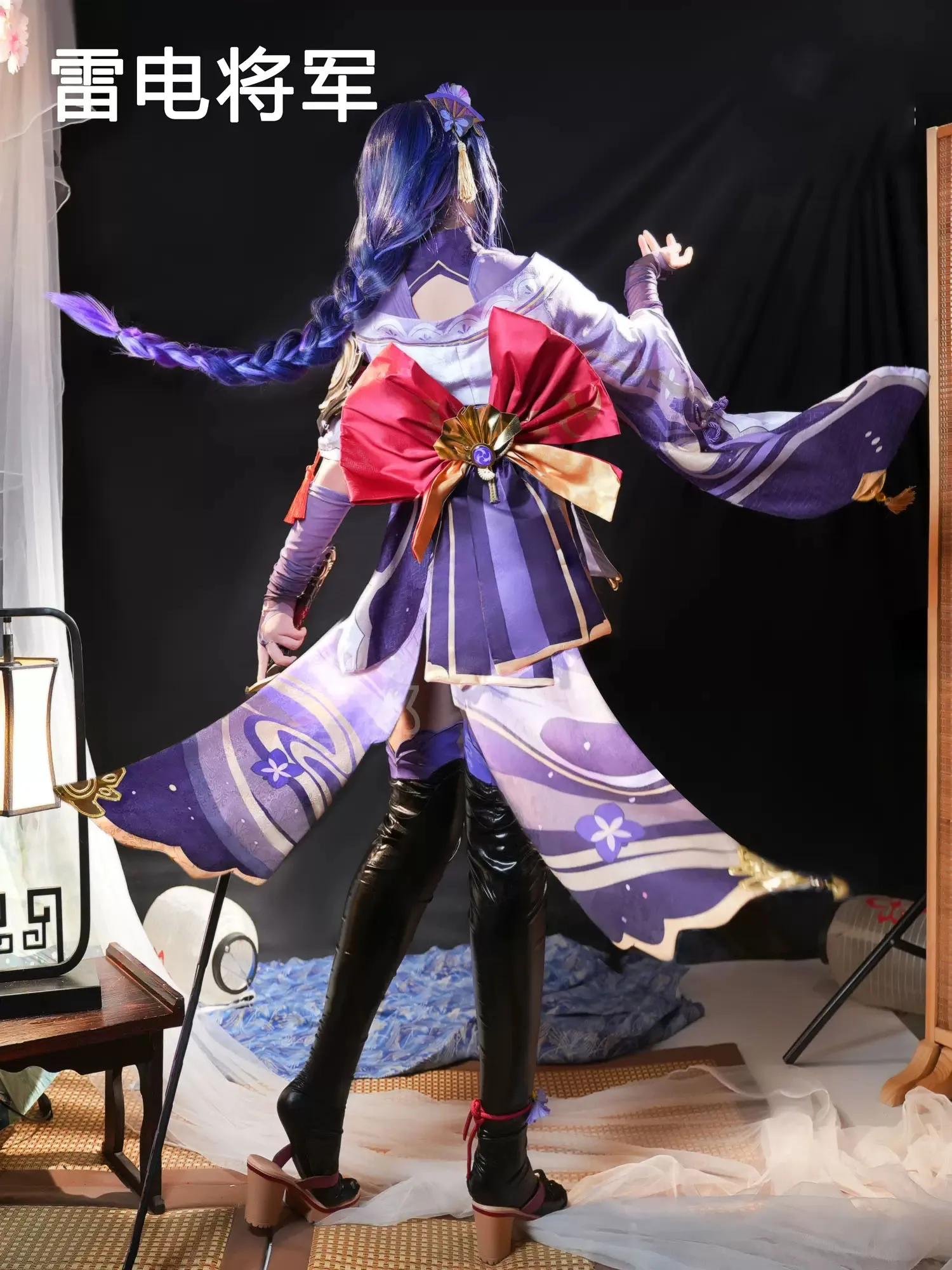 Cos Genshin Impact Anime Game Inazuma City Raiden Shogun Cosplay Sexy Women Costume