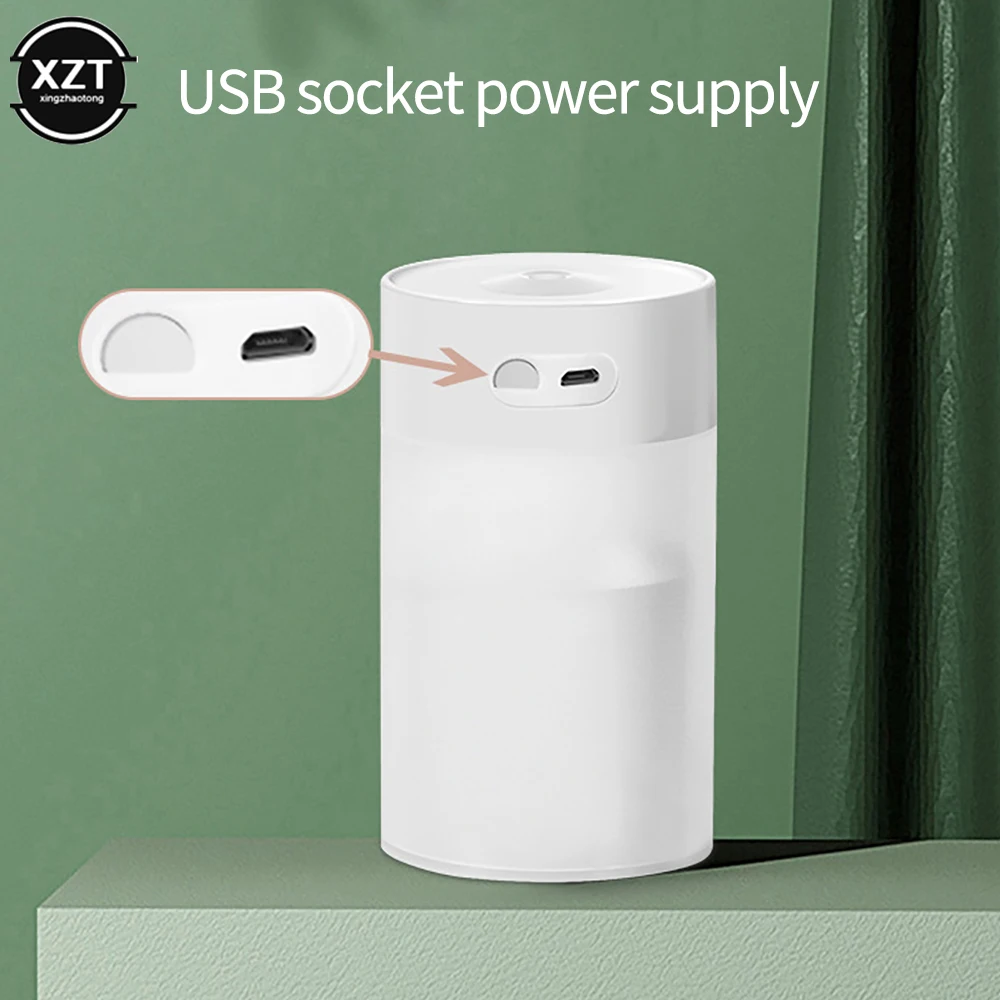 New Mini Air Humidifier with LED Night Lamp  Office Desktop Silent Aroma Diffuser for Home Car Office