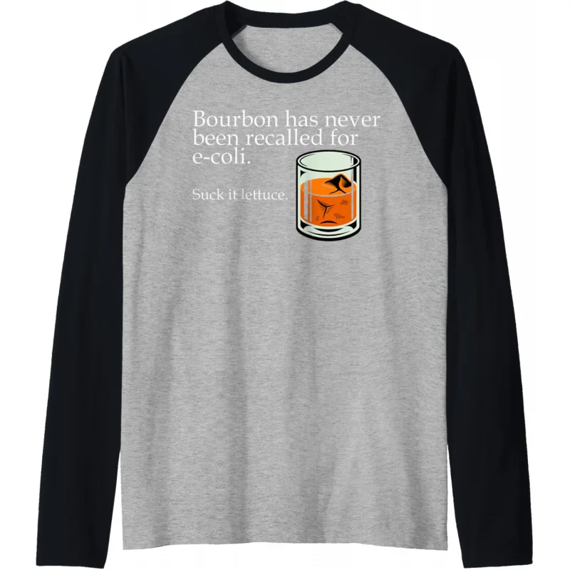 

Bourbon Has Never Been Recalled For E-Coli Suck It Lettuce T-Shirt for Both Men and Women