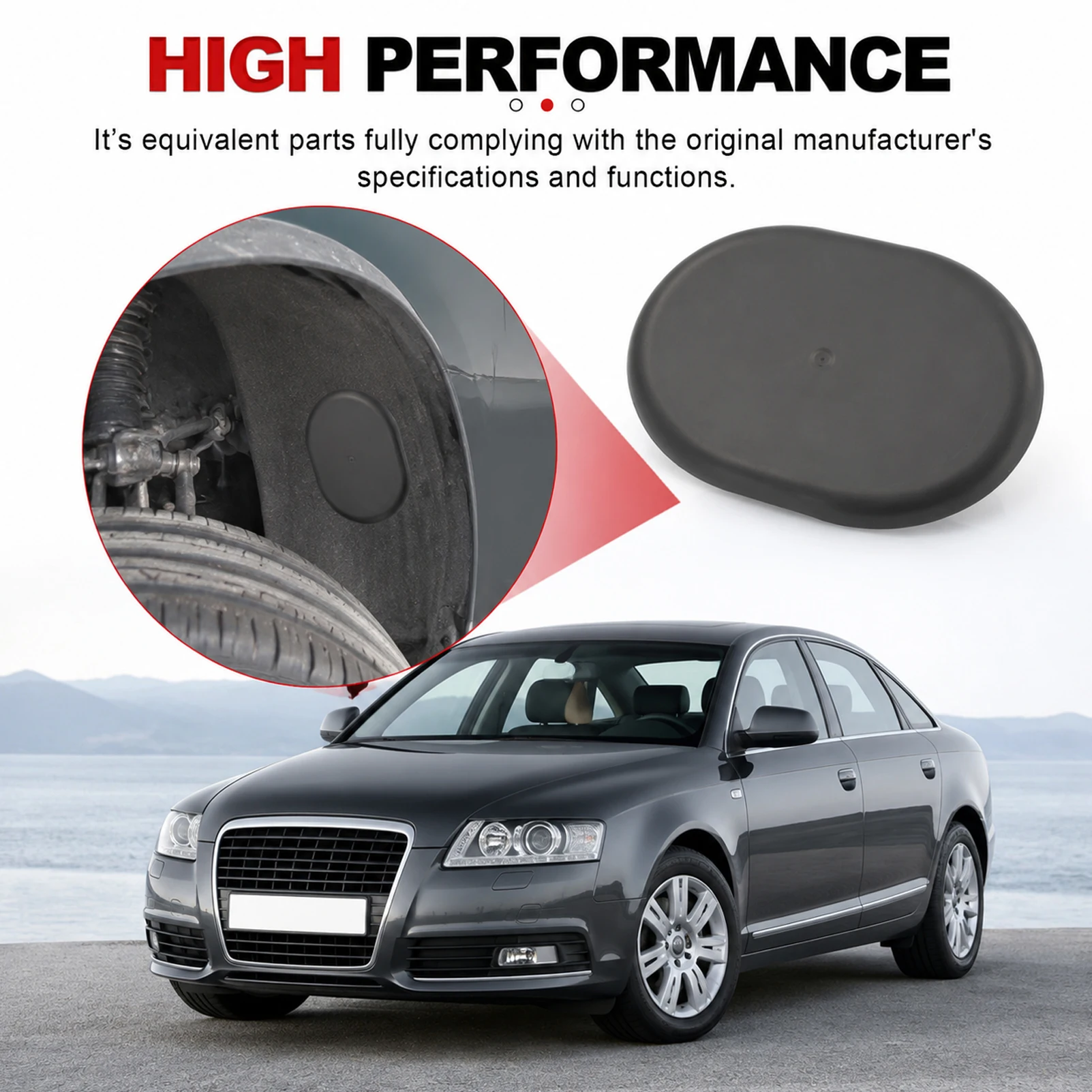 4F0809967B 4F0809967A Front Wheel Arch Liner Cover Trim For Audi A6 C6 2005 2006 2007 2008 2009 2010 2011