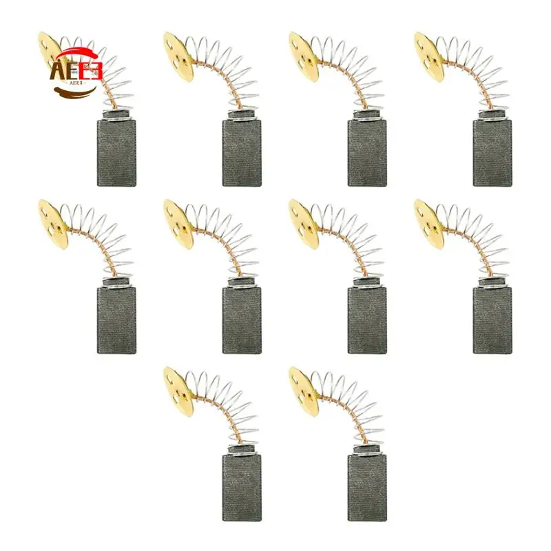 AEE3-10Pcs 145323-06 Carbon Brushes Parts For Black & Decker 145323-06, 145323-03 & 145323-02 Fits For DW705 DW708
