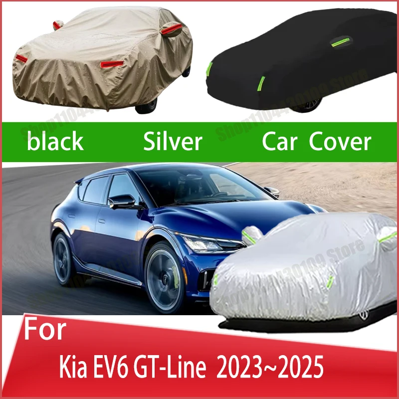 

For Kia EV6 GT-Line 2023~2025 Car Cover Sunshade UV-Protection Auto Cover Case Waterproof Dust-proof All Weather Outdoor