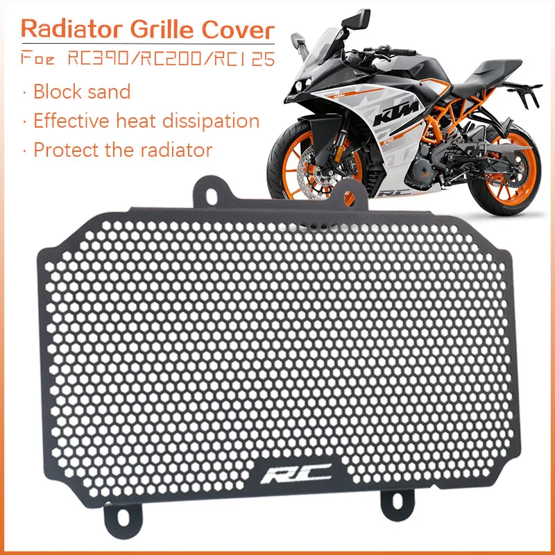 For RC390 RC200 RC125 RC 390/200/125 2014-2021 Motorcycle Accessory Radiator Guard Grille Cover Protector Protective Grill