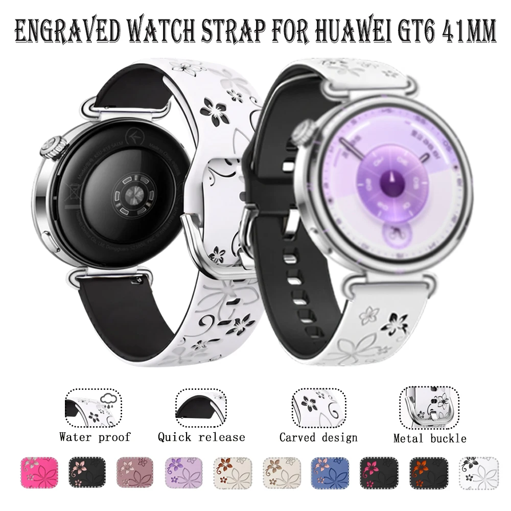 pulseira-de-relogio-gravada-para-huawei-gt6-41mm-pulseira-esportiva-feminina-impermeavel-e-macia