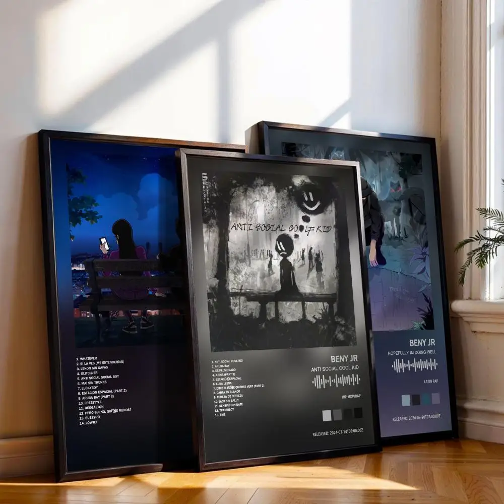 B-Benys Jr Poster Musik Album Cover für Zimmer Leinwand Malerei Druck Kunst Home Wand Dekor Bild Geschenk