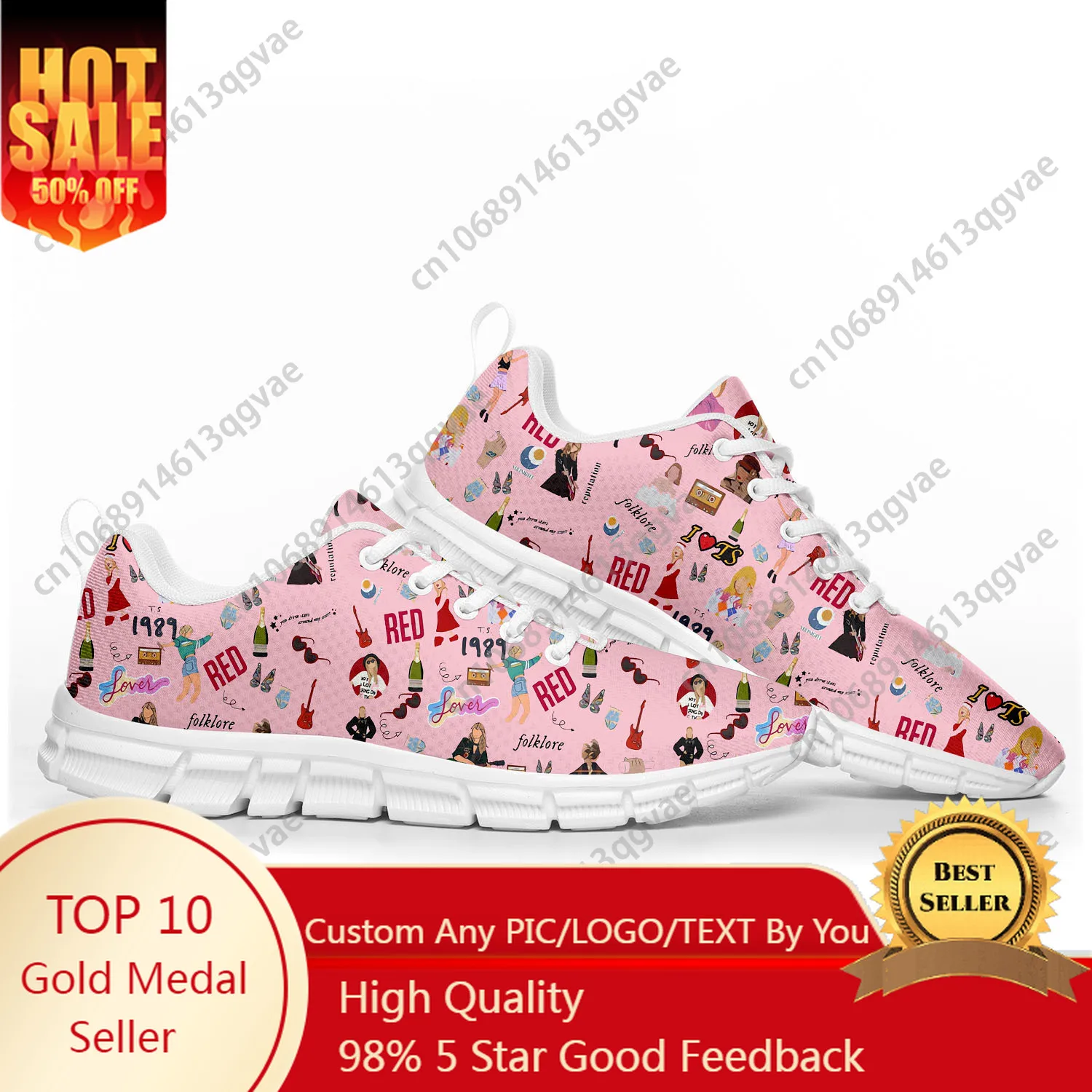 

Hot 1989 American Singer S-Swifties Sports Shoes Mens Womens Teenager Children Customized Sneakers Shoe High Quality Couple
