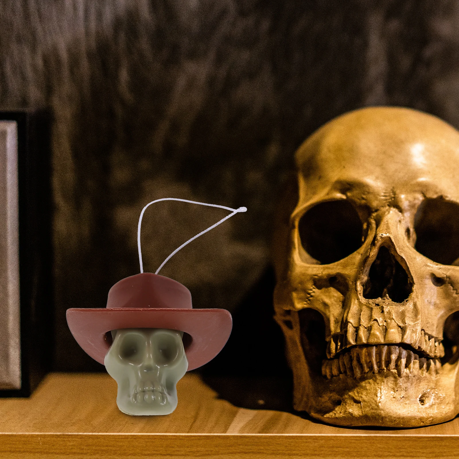 

12pcs Skull Head Statue Halloween Decoration Small Skull Ornament For Haunted Party Creative Desktop Head Charm