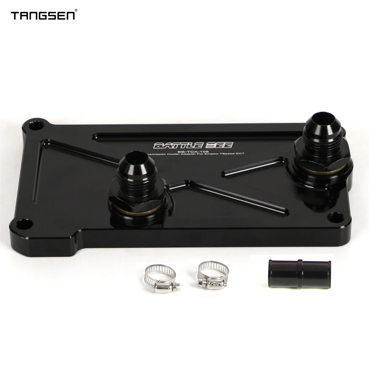 transmission cooler adapter base plate sandwich suitable for GPMA EMPOW 1.5T GDI 7Speed DCT gear box