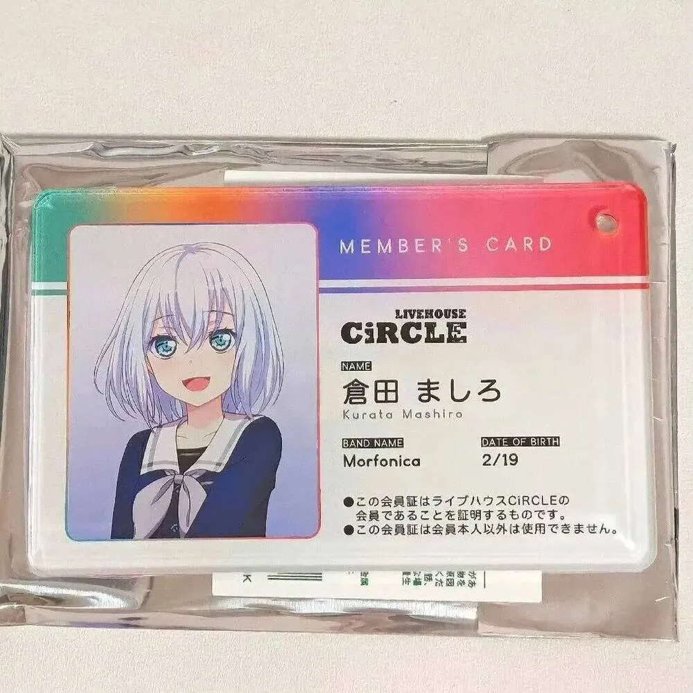 

Аниме Bang Dream Mashiro Kurada, акриловая подвеска для косплея, мультяшная удостоверение личности, подарки хорошего друга