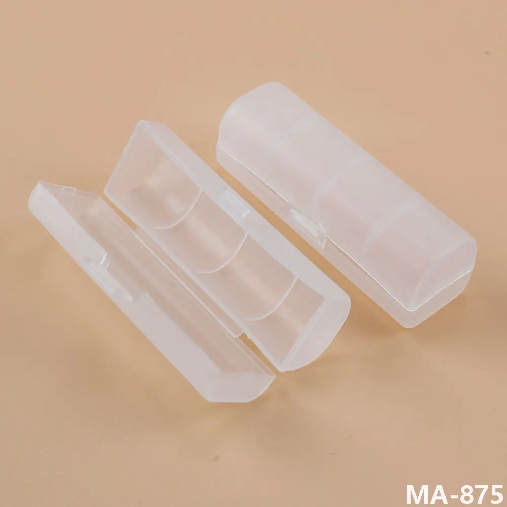 18650 Battery Storage Box Hard Case Battery Holder AA Battery Storage Case Plastic Box Transparent